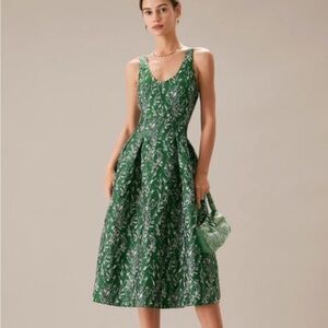 RIHOAS Green Floral Dress